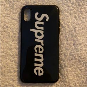 Supreme iPhone X phone case